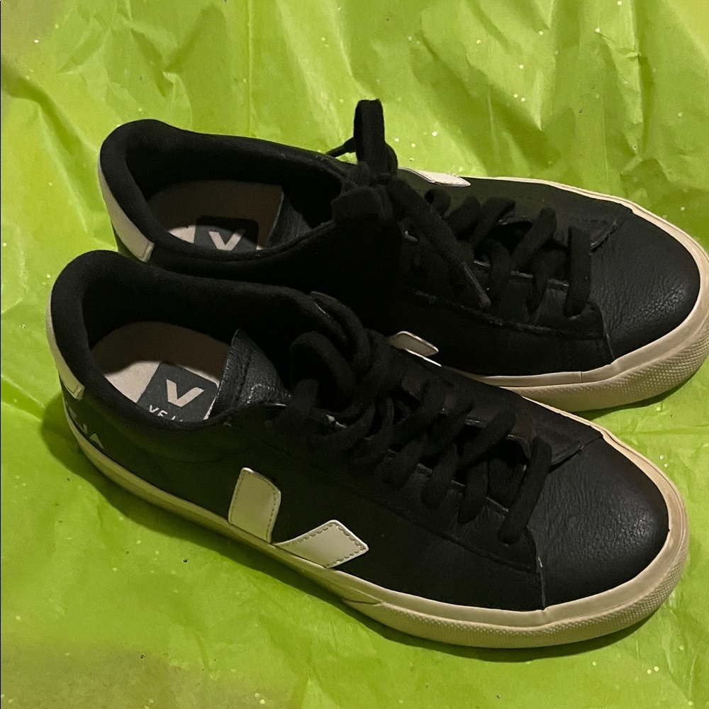 Veja Black and White Sneakers
